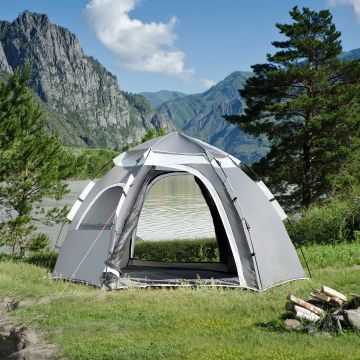 Campingzelt Nybro Pop Up Kuppelzelt 240x205x140cm in versch. Farben [pro.tec]