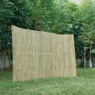 Bambuszaun Baarle 100x500cm Natur [casa.pro] 