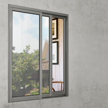 Sichtschutzfolie Selbstklebend 10 x 0,5 m Silberfarben casa.pro