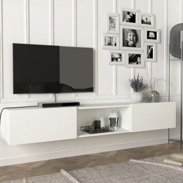 Fernsehschrank Paltamo 180x31x29,5cm in verschiedenen Farben [en.casa]