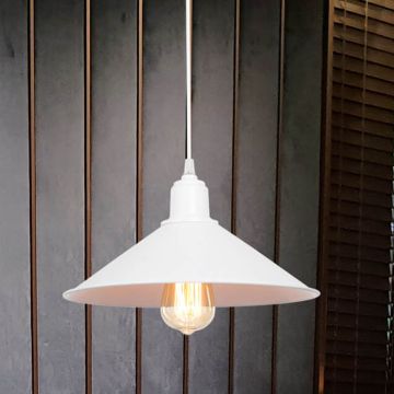 Pendant Lamp Hinckley Hanging Lamp White Living Room Lamp Retro 1 x E27 Kitchen Lamp Hanging Industrial Design *81001359*